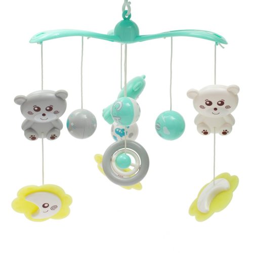 Baby Mix zenélő forgó  éjszakai fénnyel-Menta