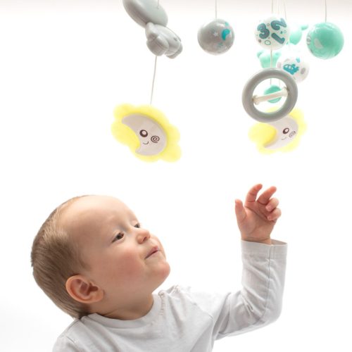 Baby Mix zenélő forgó  éjszakai fénnyel-Menta
