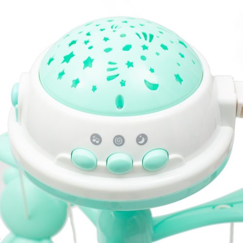 Baby Mix zenélő forgó  éjszakai fénnyel-Menta