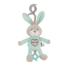 Baby Mix plüss zenélő játék Nyúl-Menta