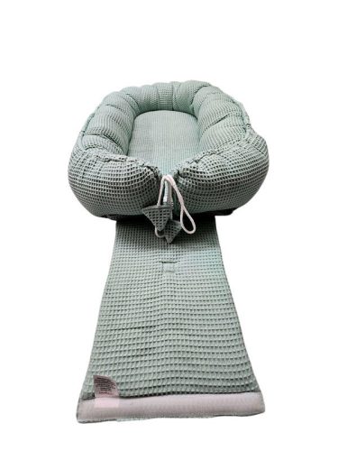 Vaganza babafészek waffle 85x60 cm- Oliva