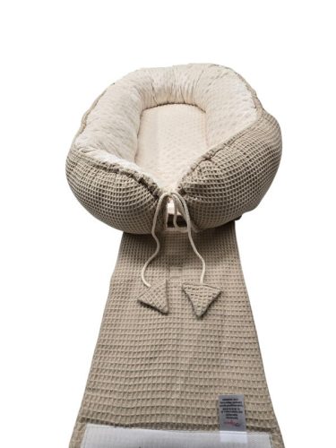 Vaganza babafészek waffle/wellsoft 85x60 cm- Mogyoró
