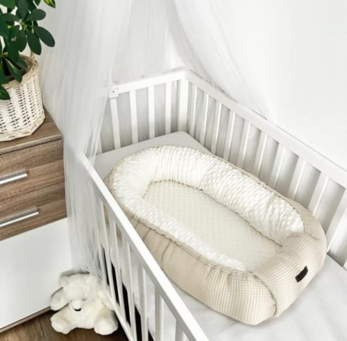 Vaganza babafészek waffle/wellsoft 85x60 cm- Ecrü