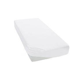 Pamut strech lepedő 80x180cm - Fehér 